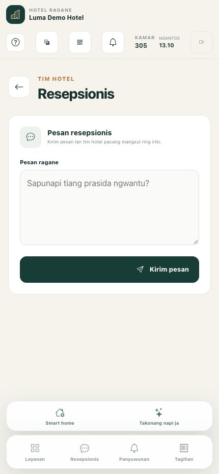 Ngubungin front desk: ngirim pananyaan ka tim hotel